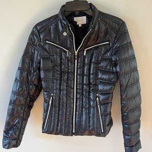 Laundry Black Lightweight Women's Puffer Jacket. EUC. Size Small.